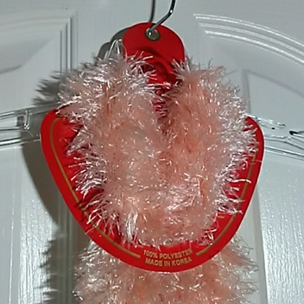 FINAL MARKDOWN SALMON Tubular Stretchy Polyester Scarf (One size)